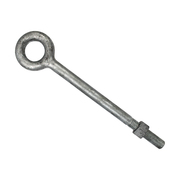 AZTEC LIFTING HARDWARE Eye Bolt 1", 12 in Shank, 2 in ID, Carbon Steel, Hot Dipped Galvanized NPP112